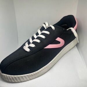 Tretorn Black and Pink Mens